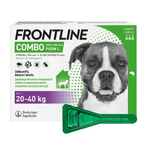 FRONTLINE Combo Spot-on L - Krople przeciw pasożytom dla psa - 3 x 2,68 ml