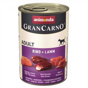 ANIMONDA Grancarno Adult wołowina i jagnięcina - mokra karma dla psa - 400g