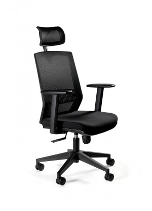 Ergonomiczny fotel biurowy ESTA czarny