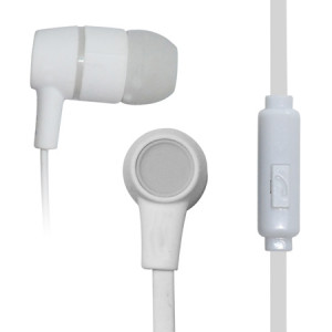 VAKOSS Słuchawki douszne stereo z mikrof./ regulacja głośności SK-214W białe