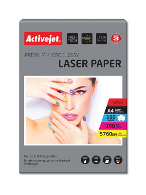 Activejet AP4-160G100L Papier fotograficzny błyszczący; A4; 100 szt.