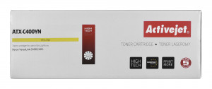 Activejet ATX-C400YN Toner do drukarki Xerox, zamiennik Xerox 106R03509; Supreme; 2500 stron; żółty.