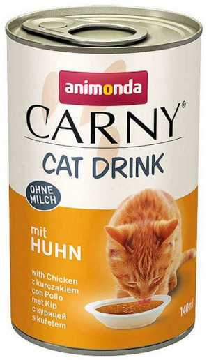 ANIMONDA Carny Cat Drink Napój z kurczakiem - przysmak dla kota - 140 ml