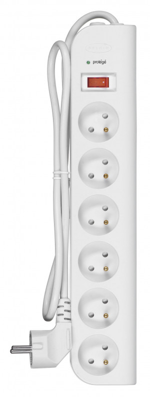 Listwa zasilająca Belkin Power Surge 6-PORT 476J 1m White