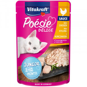 VITAKRAFT POESIE DELICE JUNIOR kurczak dla kota 85g