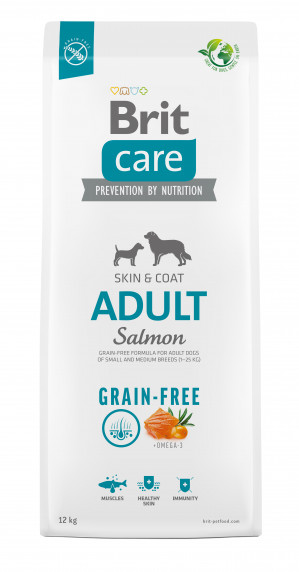 BRIT Care Grain-Free Adult Salmon – sucha karma dla psa - 12 kg