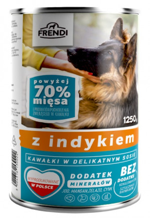 Frendi puszka dla psa z indykiem w sosie 1250 g