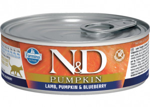 FARMINA N&D Pumpkin Lamb, Pumpkin & Blueberry - mokra karma dla kota - 70 g