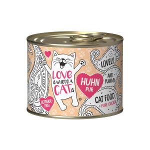 LOVE IS WHERE A CAT IS® Kurczak - mokra karma dla kota - 200g