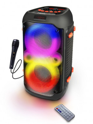 ESPERANZA GŁOŚNIK BT FM LED RGB SINGER EP156