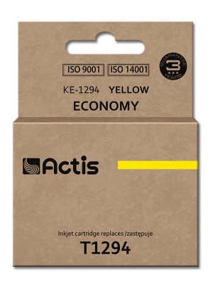 Actis KE-1294 Tusz do drukarki Epson, Zamiennik Epson T1294; Standard; 15 ml; żółty.