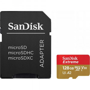 SANDISK EXTREME microSDXC 128 GB 190/90 MB/s