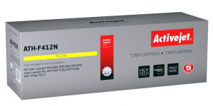 Activejet ATH-F412N Toner do drukarki HP, Zamiennik HP 410A CF412A; Supreme; 2300 stron; żółty.