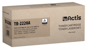 Actis TB-2220A Toner do drukarki Brother, Zamiennik Brother TN-2220; TN2220; Standard; 2600 stron; czarny.