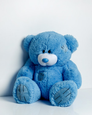 Miś TEDDY 60cm niebieski