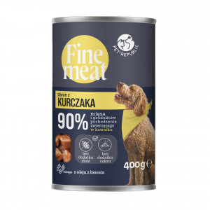 FINE MEAT Danie z kurczaka dla psa 400 g