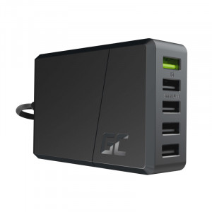 GREEN CELL ŁADOWARKA SIECIOWA 5XUSB 52W QC 3.0