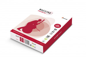 Papier xero ksero biurowy Maestro Stadard Plus kl. B 94918A80 (A4; 80g/m2; 500 szt. arkuszy.; papier biały, matowy, dwustronnie gładzony)