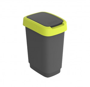 ROTHO Twist Limonkowy - kosz na śmieci - 50l
