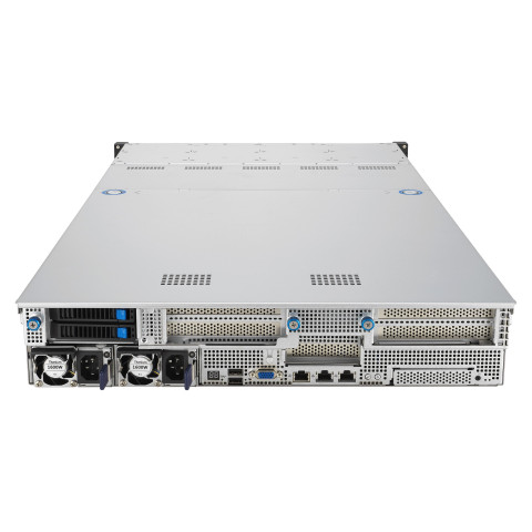 Platforma Asus Rack (2U) RS520A-E12-RS12U AMD Epyc 9004 (12x NVMe, 2xM.2, 2xGPU, 2x1Gbe, IPMI, 1+1 1600W) - Galeria zdjęcie 4