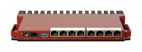 Router Mikrotik L009UiGS-RM Total Ethernet Ports:9; Architecture:ARM; CPU core:2 - Galeria zdjęcie 1