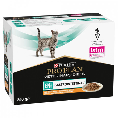 PURINA Pro Plan Veterinary Diets EN St/Ox Gastrointestinal - mokra karma dla kota - 10x85 g - Galeria zdjęcie 1