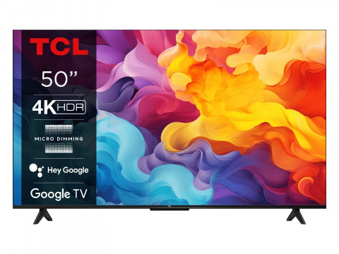 Telewizor TCL 50V6B LED 50'' 4K Ultra HD Google TV Dolby Audio DVB-T2 Czarny - Galeria zdjęcie 1