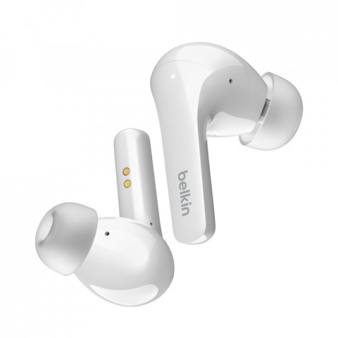 Słuchawki bezprzewodowe douszne Belkin SoundForm Flow Noise Cancellation Earbuds ANC BT5.2 IPX5 White - Galeria zdjęcie 1