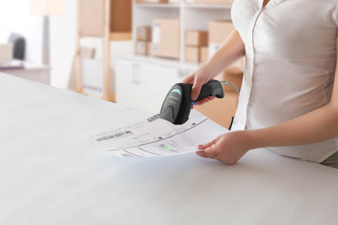Czytnik kodów kreskowych Datalogic QuickScan QD2220-BKK1S 1D/USB/Czarny/Kabel USB/podstawka - Galeria zdjęcie 3