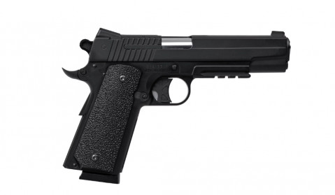 Wiatrówka pistolet RANGER 1911 GSR KWC kal. 4,5 BBs 20 strz. METAL SLIDE CO2 (AAKCMD421AZB) - Galeria zdjęcie 4