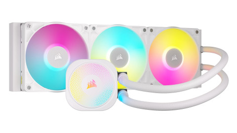 CORSAIR iCUE LINK TITAN 360 RX RGB White AIO, 360mm Radiator, Liquid CPU Cooler - Galeria zdjęcie 1