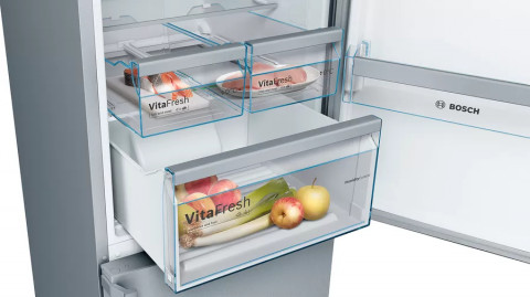 Lodówka BOSCH Serie 4 KGN397IEQ No Frost z powłoką anti-fingerprint 203cm - Galeria zdjęcie 5