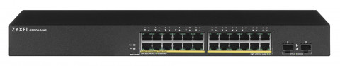 Switch Zyxel GS1900-24HP 26p PoE (PoE+: 24;) 170W Managed Gigabit - Galeria zdjęcie 2