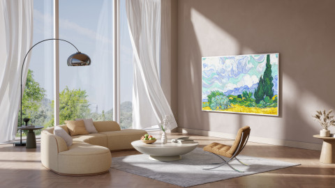 Telewizor TCL NXTFrame 55A300W QLED 55'' 4K Ultra HD 144Hz Google TV Dolby Vision IQ Biały - Galeria zdjęcie 13