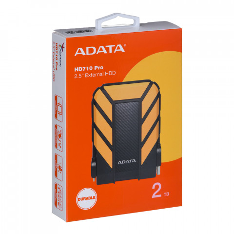 Dysk zewnętrzny HDD ADATA HD710 PRO AHD710P-2TU31-CYL (2TB; 2.5"; USB 3.2; żółty) - Galeria zdjęcie 7