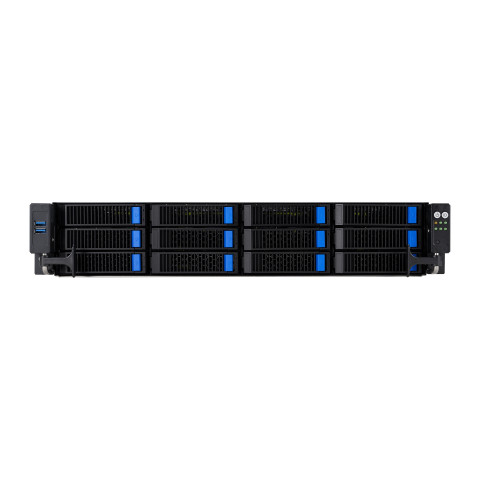 Platforma Asus Rack (2U) RS520A-E12-RS12U AMD Epyc 9004 (12x NVMe, 2xM.2, 2xGPU, 2x1Gbe, IPMI, 1+1 1600W) - Galeria zdjęcie 5