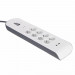 Listwa zasilająca Belkin Power Surge 8-PORT + 2xUSB-A 18W 900J 2m Grey/White - Galeria zdjęcie 3