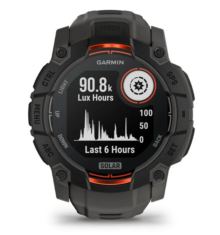 Smartwatch GARMIN Instinct 3 50mm SOLAR Black - zdjęcie 2