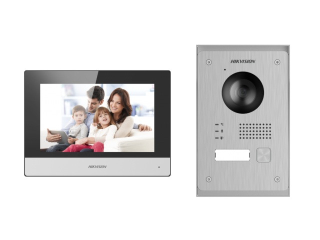 ZESTAW WIDEODOMOFONOWY HIKVISION DS-KIS703Y-P - zdjęcie 1