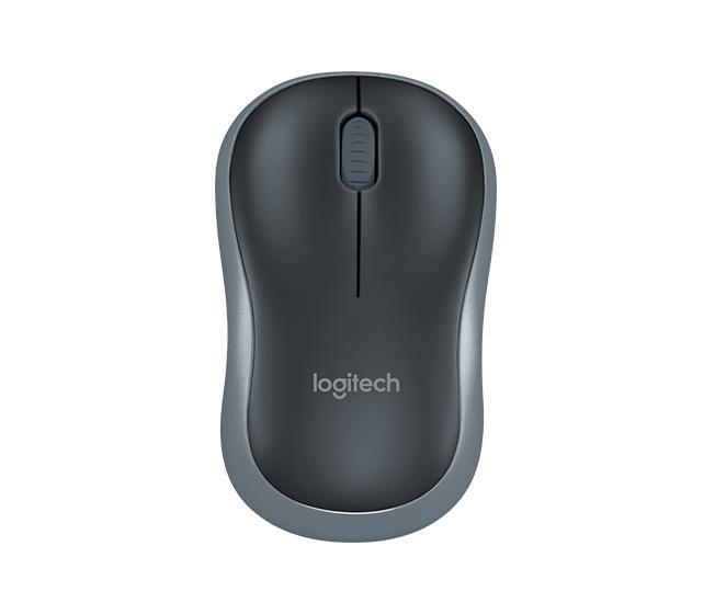 Mysz Logitech M185 bezprzewodowa, czerwona - zdjęcie 1