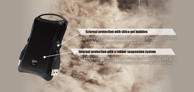 HDD Silicon Power Armor A30 2TB USB 3.1 - zdjęcie 2
