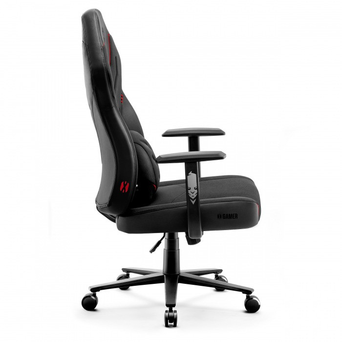 Fotel gamingowy DIABLO X-GAMER fotel czarno-czarny - zdjęcie 2