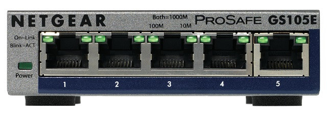 Switch Netgear GS105E-200PES 5p Unmanaged Gigabit - zdjęcie 2