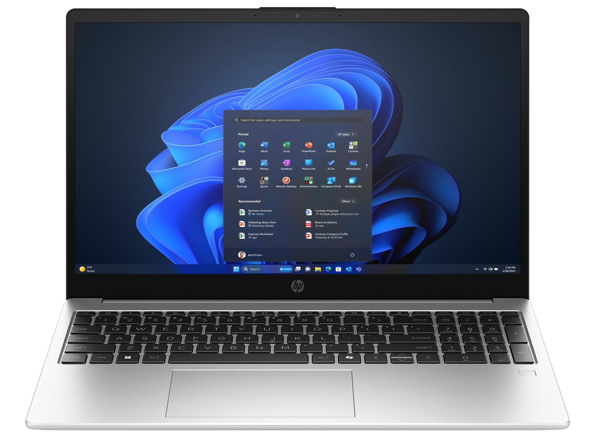 HP 250 G10 Ultra 5 120U 15.6"FHD SVA 250nits AG 16GB DDR4 SSD512 Iris Xe Graphics Cam720p 41Wh Win11 2Y - zdjęcie 1