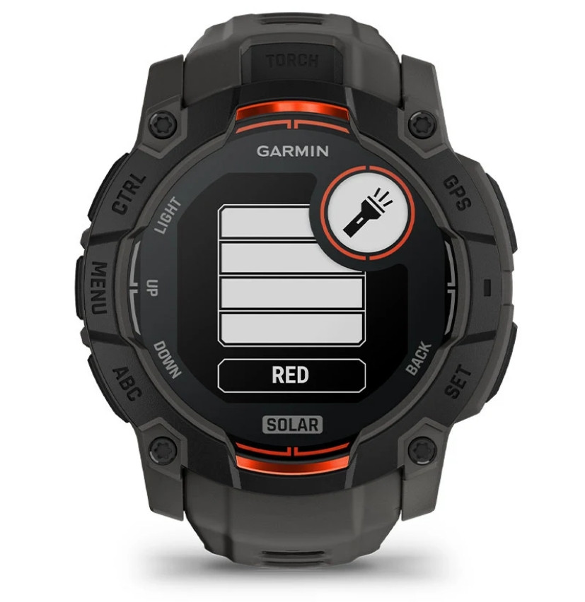 Smartwatch GARMIN Instinct 3 50mm SOLAR Black - zdjęcie 4