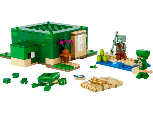 LEGO Minecraft 21254 Domek na plaży żółwi - zdjęcie 2