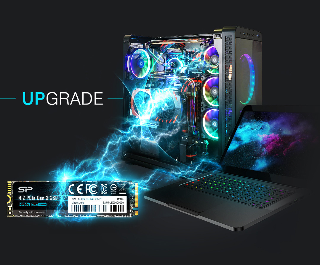 SSD Silicon Power Ace A60 1024GB PCIe Gen 3x4 - zdjęcie 4