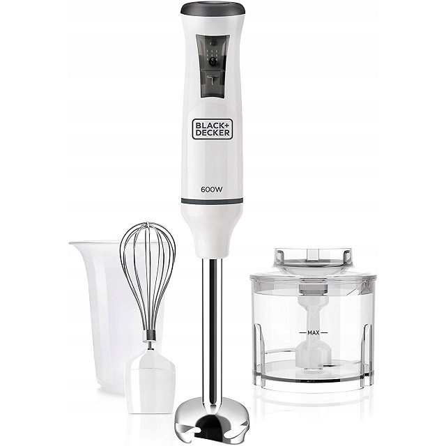Blender ręczny Black+Decker BXHB600E (biały; 600W) - zdjęcie 1
