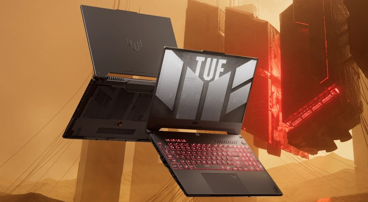 ASUS TUF Gaming A15 FA507NVR-LP005 Ryzen 7 7435HS 15.6"FHD 144Hz Value IPS-level 250nits AG 16GB DDR5 4800 SSD512 GeForce RTX 4060 8GB LAN WLAN+BT Cam720p 90WHrs NoOS Mecha Gray - zdjęcie 1