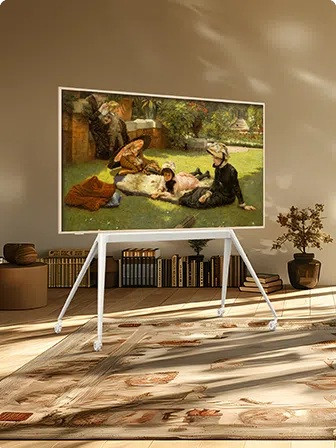 Telewizor TCL NXTFrame 55A300W QLED 55'' 4K Ultra HD 144Hz Google TV Dolby Vision IQ Biały - zdjęcie 10